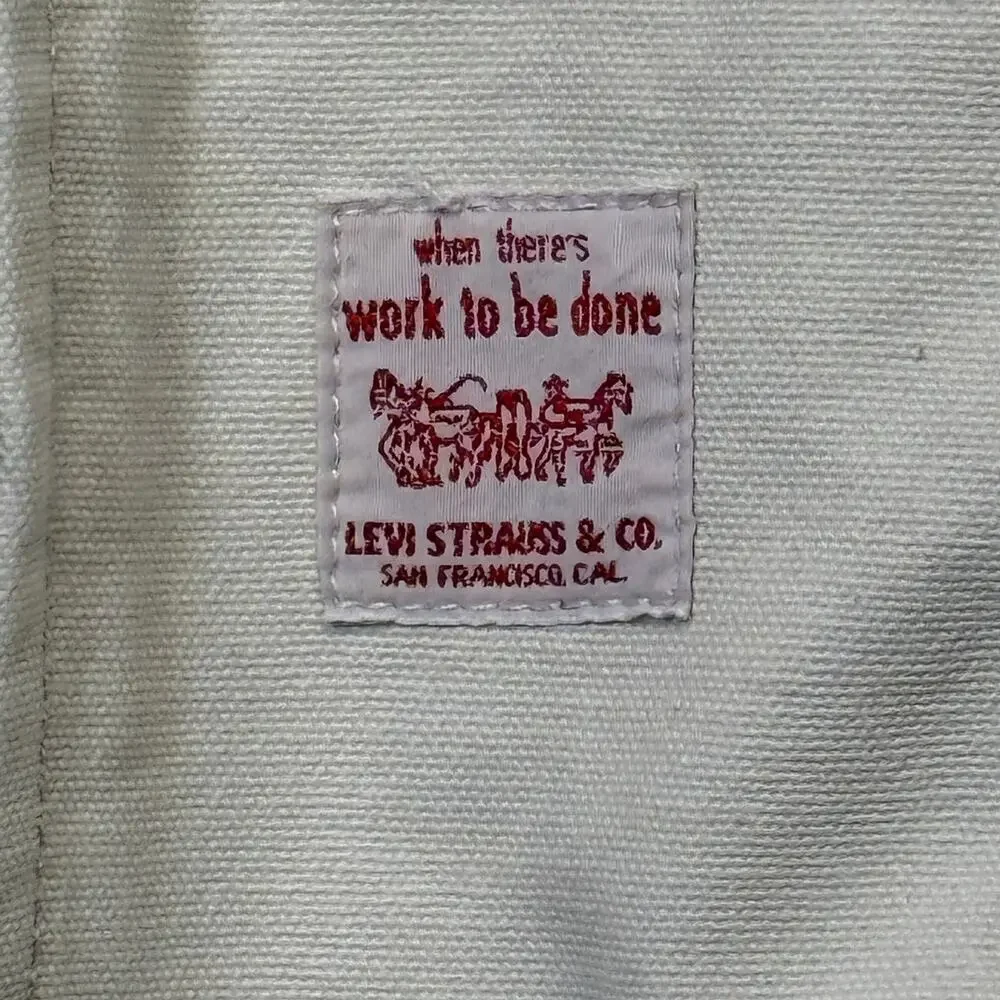 Levi's Men's Workwear Potrero Jacket, Chalky White L $128